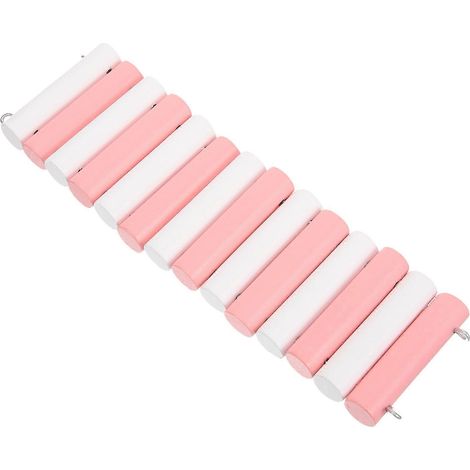 Échelle en bois pour hamster, jouet d'escalade compatible avec les animaux de compagnie, durable et multicolore (1/5)