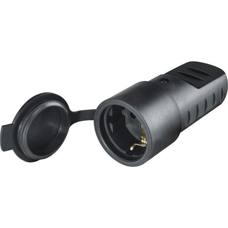 Prolunga Tipo F 2P+T 16A 250V AC  Nero