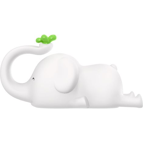 Veilleuse Bébé Veilleuse Enfant 3 Modes d'éclairage, Lampe de Chevet en Silicone avec Contrôle Tactile et Fonction de Synchronisation Veilleuses mignonnes d'éléphant de bébé pour Garçons de Filles
