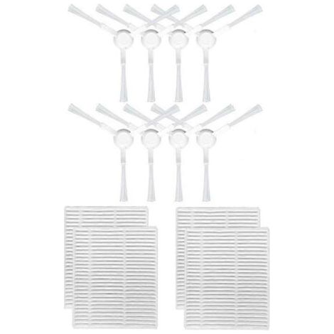 NALOOKAMIC Accessoires pour robot aspirateur et laveur Xiaomi C103/E10/B112 : filtre de brosse latérale, version améliorée 3C (1/4)