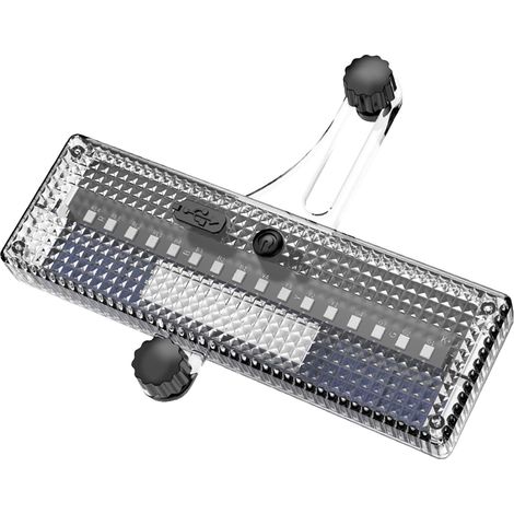Luci di sicurezza ricaricabili a 16 LED per mozzi ruota di bicicletta, ideali per monopattini per adulti e per attività all'aperto. (1/5)