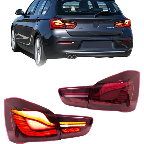 Fanali posteriori a LED, installazione plug and play, serie 1, colore rosso. (1/2)
