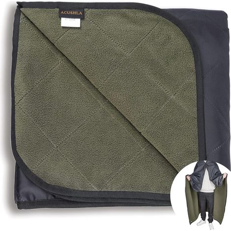 Couverture polaire imperméable 145x200cm, camping, extérieur, plage, isolante, lavable (1/5)