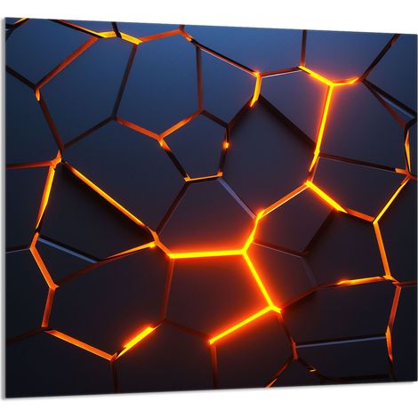 PANEL DE VIDRIO PARA COCINA 65x60 Magma (1/5)