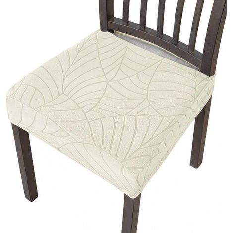 Stuhlhussen 4 teiliges Set für Stuhlmaße: Länge 40 48 cm, Breite 40 48 cm, Höhe 7 10 cm Abnehmbare Esszimmerstuhlhussen Staubdicht Schutzhüllen f (1/5)