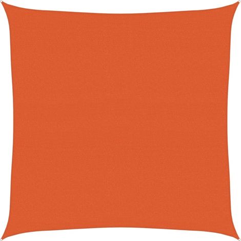 Maison Exclusive - Sonnensegel 160 g/m² Quadratisch Orange 4x4 m (1/5)