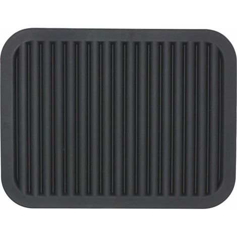 Lot de 2 dessous de plat en silicone noir, résistant à la chaleur – DELKEVIC (1/4)