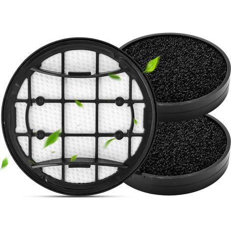 Lot de 3 Filtres de Rechange pour Aspirateur Sans Fil pour Philips SéRie 7000 & 8000, Filtre Lavable Compatible Avec Philips Les Aspirateurs XC7053 XC7055 XC7057 XC8055 XC8057 (1/5)