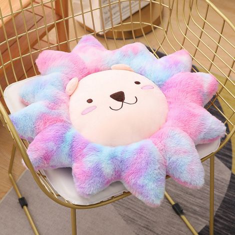 Buntes Plüschkissen, Kuscheltier, niedliches Dekokissen, weiches Kissen für Büro, Auto, Geburtstagsgeschenk (1/5)