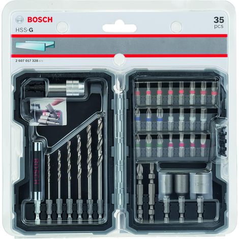 35-teiliges Metall-Schraub- und Bohrset BOSCH - 2607017328 (1/5)