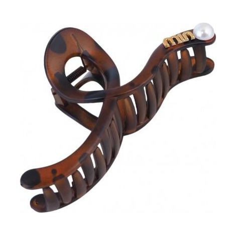 Ecarla Haarspange mit Perle 13x6cm Panther SP354PAN (1/4)