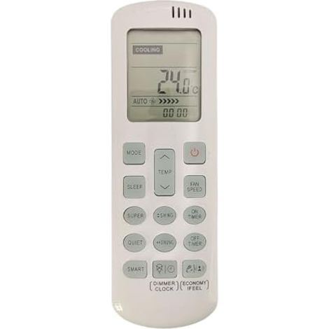 Télécommande pour climatiseur DG11R2-01 pour Hisense A/C CA25YR03. HSA71C. HSA71R DG11R2-01 CA25YR01G. CA25YR01W. CA70BT01G. CA35YR01G. CA50XS01G AS-09UR4 RYRCA01 CA25YR01 CA25YR01G (1/5)