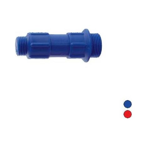 BOUCHON D'ESSAI POUR INSTALLATION À DOUBLE FILETAGE 1/2x3/4 Taille : Rouge - 1/2 x 3/4
