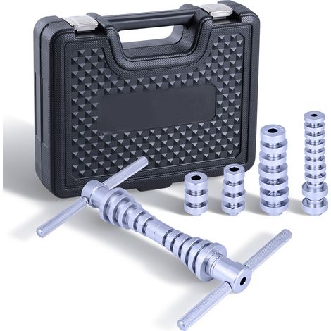 Mophorn Kit Pressa per Cuscinetti, 25 Pezzi, per Installazione e Rimozione di Piste e Guarnizioni con Boccole e Chiavi in Lega di Alluminio, Completo di Custodia (1/5)