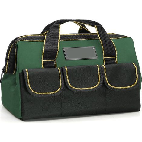 Sac avec fond renforcé (36 x 25 x 20 cm) pour 1 ou 2 outils - Poignées et sangles rembourrées pour plus de confort (1/3)