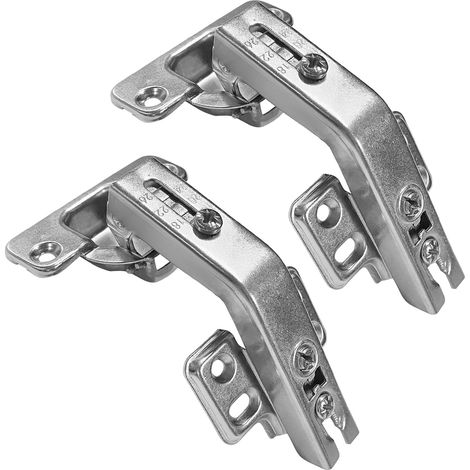 Charnière de porte de meuble à 135°, pour meuble d'angle de cuisine, charnière de porte de 35 mm, charnières invisibles pour armoire avec vis, 1 pièce