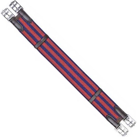 Sottopancia monta inglese in tessuto misura Shetland: 60, blu/rosso 6530 (1/2)
