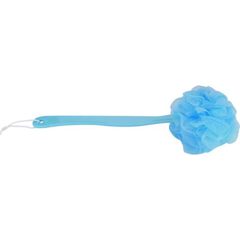 Gant De Douche Avec Brosse Dos - Éponge Maille Dense Manche Long Ergonomique - Bleu - 1 Pièce (1/5)