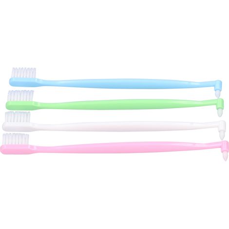 4 Brosses à Dents Orthodontiques Double Face pour Nettoyer Autour des Bagues et Entre les Dents (1/5)