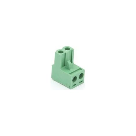 Velleman – Bornier femelle 2 pôles embrochable – Connexion rapide et sécurisée – Pour circuits imprimés et systèmes modulaires (1/4)