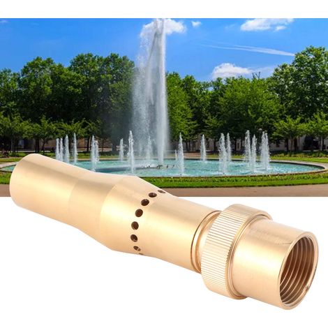 Buse de Fontaine à Bulles en Laiton avec Filetage Femelle G1 32mm pour Bassin de Jardin (1/5)