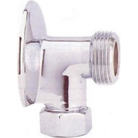 Raccord applique sanitaire (15x20) - Raccord applique sanitaire 15 x 20 - Chromé