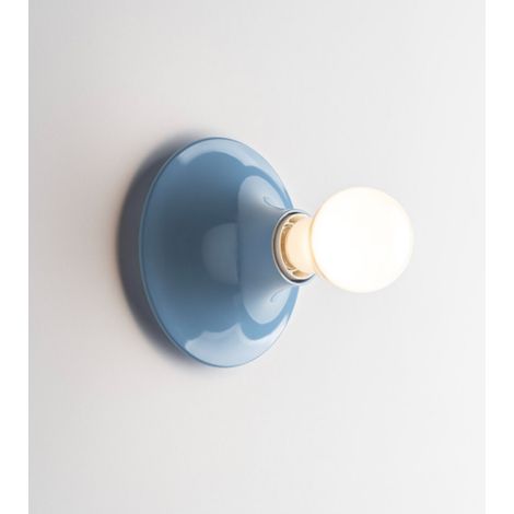 Applique plafoniera e27 max12w  Ø14 cm artemide teti azzurro - as04812003 (1/2)