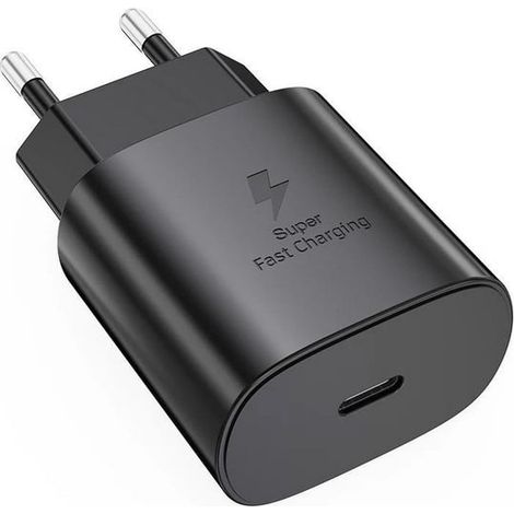 Câble de charge Samsung 25W original, kit 1m/39.37 pouces pour Galaxy et Android, recharge ultra-rapide, compatible smartphones, fil USB, chargeur rapide, accessoire mobile. (1/3)