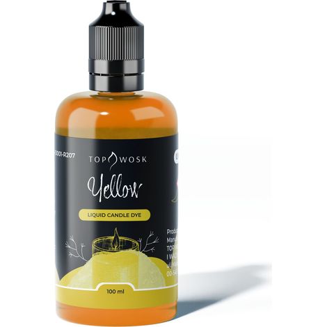 Tinte líquido amarillo para velas 100 ml (1/5)