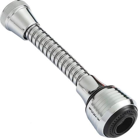 Stainless steel swivel tap/shower head extension for kitchen mixer tap (1/5)