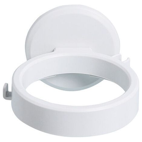 1PCS (White) Hair Dryer Holder, Hair Dryer Holder, Wall Mounted Hair Dryer Holder, Hair Dryer Holder Without Drilling, Self-Adhesive Hair Dryer Holder Without Drilling, for Bathroom and Toilet
