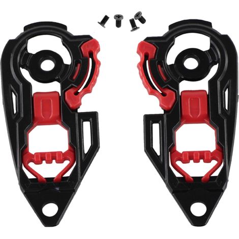 Kit de fijación de visera para casco, 1 par, base de visera de repuesto para casco de motocicleta AGV K1 K3sv K5