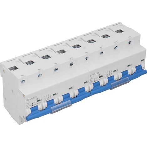 Disjoncteur miniature à verrouillage AC400V, interrupteur de sectionnement manuel double alimentation 4P+4P 10 kA 80 A (1/5)