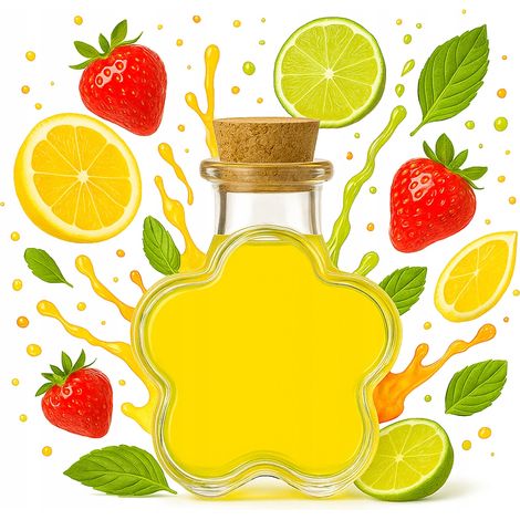Botella de vidrio DAISY de 150 ml, recipiente decorativo para licores, vino o bebidas alcohólicas. (1/5)