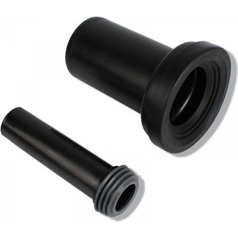 Vidage WC,18cm Jeu de manchettes pour cuvette suspendue,Tuyau d'égout + tuyau de chasse d'eau