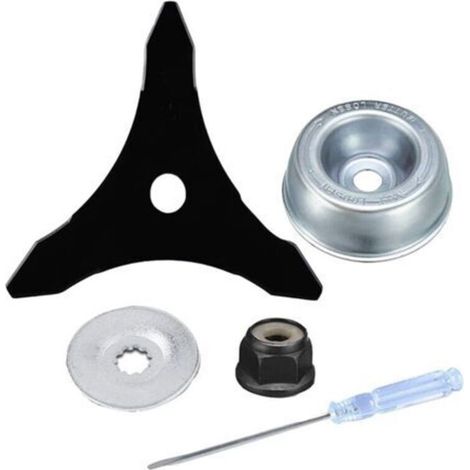 Brush Cutter Blade with Lawn Mower Blade Adapter Accessory Maintenance Kit (1/5)