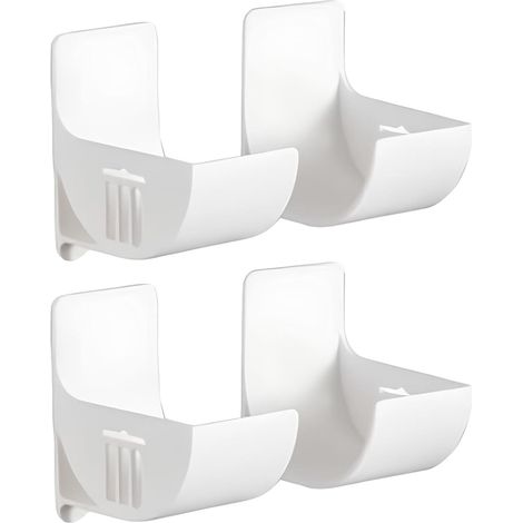 2 Pairs Bin Bag Dispenser for Cabinet, Wall Mounted Bin Bag Holder, Wall Mounted Bin Bag Organizer, for Kitchen, Bathroom, Pantry Storage (1/5)
