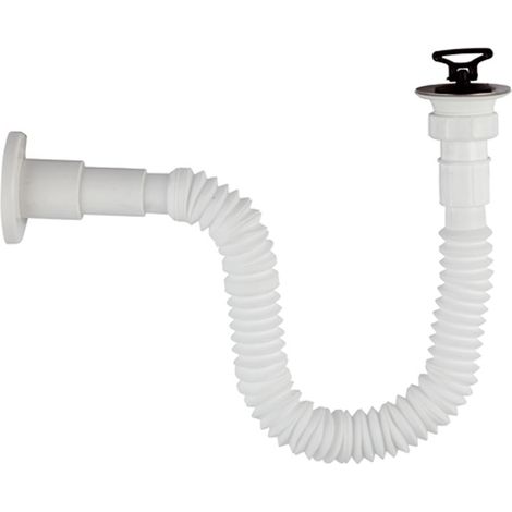 Set con canotto flessibile 1 1/4 x diam. mm 32/40 e piletta simplex 1x1/4 (1/3)