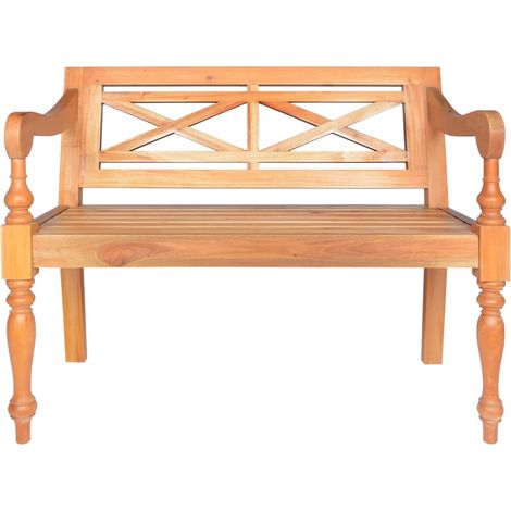 Maison Exclusive - Batavia-Sitzbank 98 cm Mahagoni Massivholz Hel
