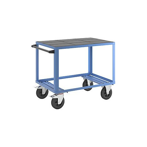 Carro de montaje  carga máx 500 kg  1 cama de plástico  L x A