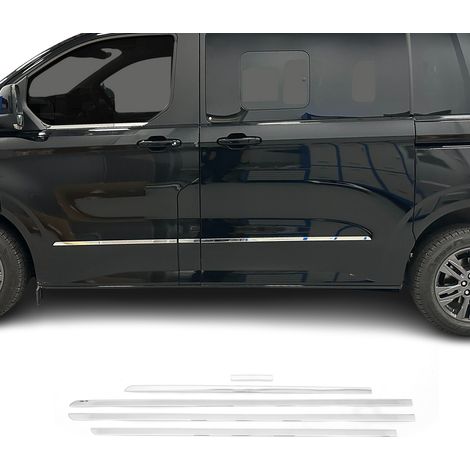 Garniture Baguette de Porte pour Ford Transit / Tourneo Custom 2023-2026 inox (1/5)