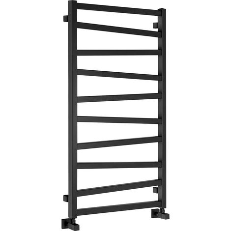 Radiateur de salle de bain ZIG 600x1096mm, noir mat (1/4)