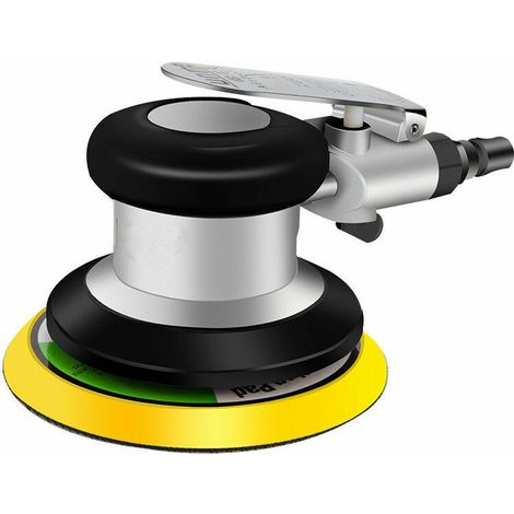 [NEUWERTIG]  Professioneller Druckluft-Exzenterschleifer, Hochleistungs-Mini-Doppelwirkungs-Druckluftpolierer mit 9500 U/min, (1 Stück, 125 mm) - INHHUB