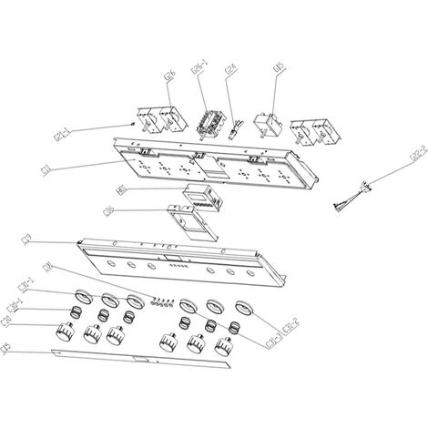 Ersatzteil - Tischknopfring C31-2 - - PROLINE, CONTINENTAL EDISON