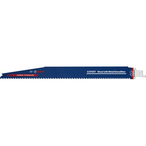 Bosch EXPERT Wood with Metal Demolition S1267XHM Reciprocating Saw Blade 10-pc