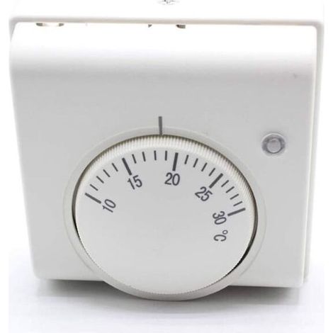 Thermostat De Climatiseur Central, Vanne De RéGulation De TempéRature De Gaz éLectrique, RéGulateur De TempéRature De Plancher Chauffant, avec Voyant Lumineux (1/5)