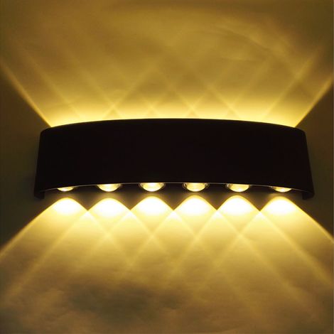 AC85-265V Applique Murale Moderne Lumières LED Monté Vers Le Bas Éclairage Intérieur pour Chambre Balcon Couloir Couloir Escaliers (1/5)