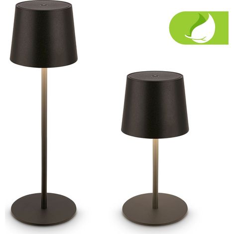 LED Tischlampe Akku LED Tischleuchte Dimmbar Kabellos Touch Aussen/Innen