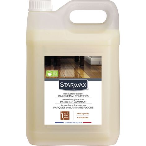Rénovateur brillant protecteur pour parquets et sols stratifiés 5L STARWAX