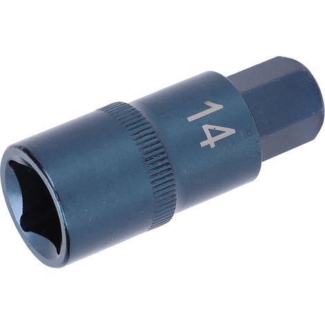Embout hexagonal à douille en acier allié S2, outil de clé rapide pneumatique/électrique antirouille H14 (1/5)